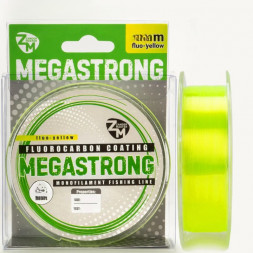 Леска ZanderMaster MEGASTRONG 100m, 0.203мм х 6.4кг жёлтая флуоресцентная