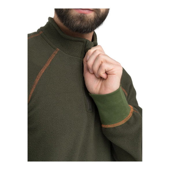 Комплект термо Huntsman ZIP фактур. хаки. флис р.46-48