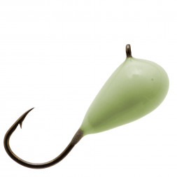 Мормышка вольфрамовая Lumicom Капля с ушком d5.0 обмазка 10шт