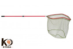 Подсак KYODA FJDA-7060 складной, прямоугольный, прорезин.ткань, ручка 2,1 м, размер 70 Х 60 см