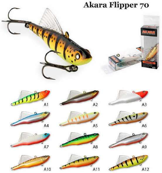 Воблер Akara Flipper 70 12г AF70-A9
