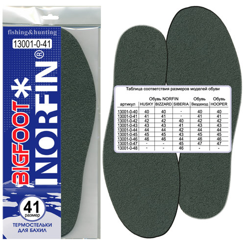 Стельки бахил термо NORFIN Bigfoot непромокаемые Размер 41
