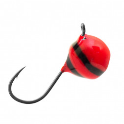 Мормышка вольфрамовая Lumicom Дробинка с ушком Ф4.5 обмазка винт красн. RBL, цена за 1 шт.
