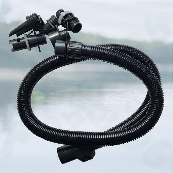 Насос электрический двухступенчатый HT-888 Seanovo для лодок ПВХ, сабов, матрасов, палаток 0,34-1,38 атм крокодил