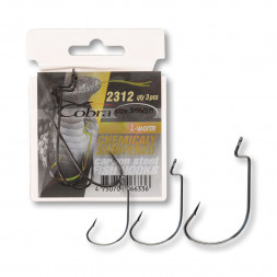 Крючок COBRA офсетный 2312 NSB-K030 3шт