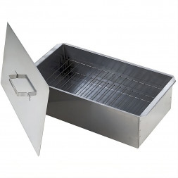 Коптильня Кедр малая двухъярусная 420x270x175, сталь 0,5 мм