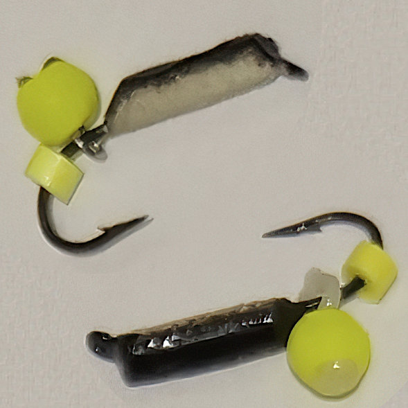 Мормышка вольфрамовая Столбик 1.5 с фосфором Неон 365