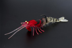 Креветка оснащенная Live Cherabin, размер 50 мм вес 3,7 гр цвет 017 2 шт