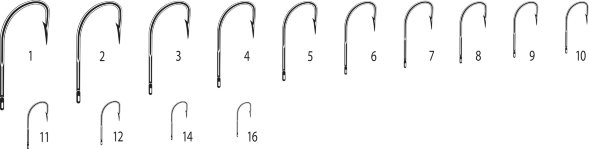 Крючок Cannelle/VMC 1610 Z №2 10шт 550-232