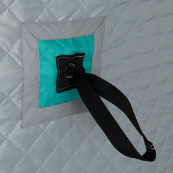 Палатка зимняя PREMIER Куб Комфорт утепл. 1.5*1.5м biruza/gray PR-ISCC-150BG