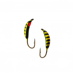 Мормышка вольфрамовая Lumicom Супербанан Ф4 покраска 345