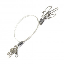 Поводок SPRUT Fluorocarbon 25см 0.45мм 8кг 3шт