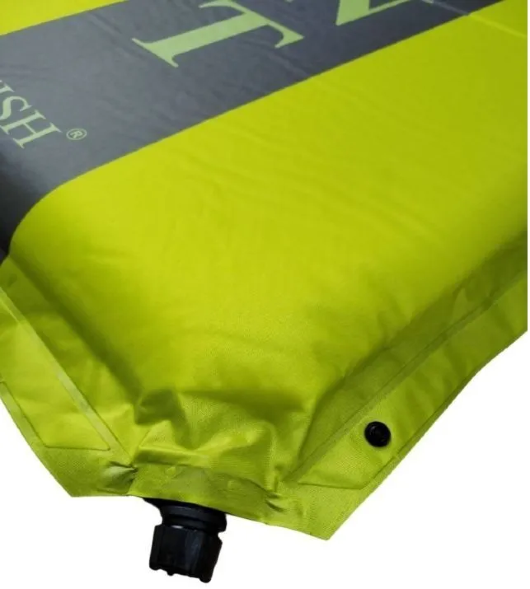 Коврик самонадувной President Fish 3см светло-зел. с подголов. 192*66 8803004