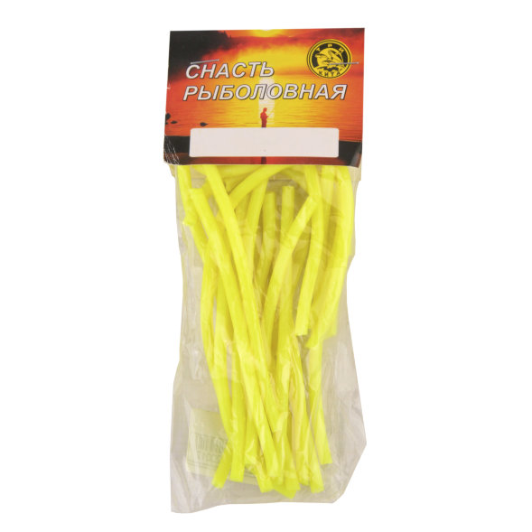 Кембрик d1.5*2.5 флуор. желтый 10см 20шт Три кита